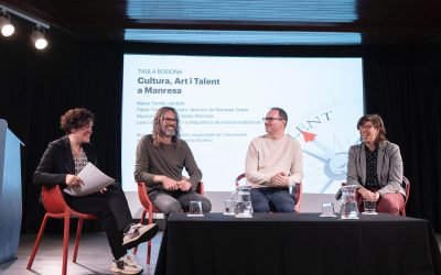 El director de la nostra escola, Manresa Teatre Musical, participa en una taula rodona sobre el talent cultural a Manresa